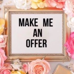 Like the item but not the price ? Make me an offer